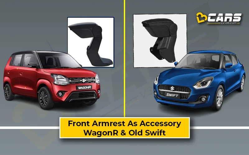 Exclusive: Maruti WagonR & Swift Get Front Armrest As Official Accessory