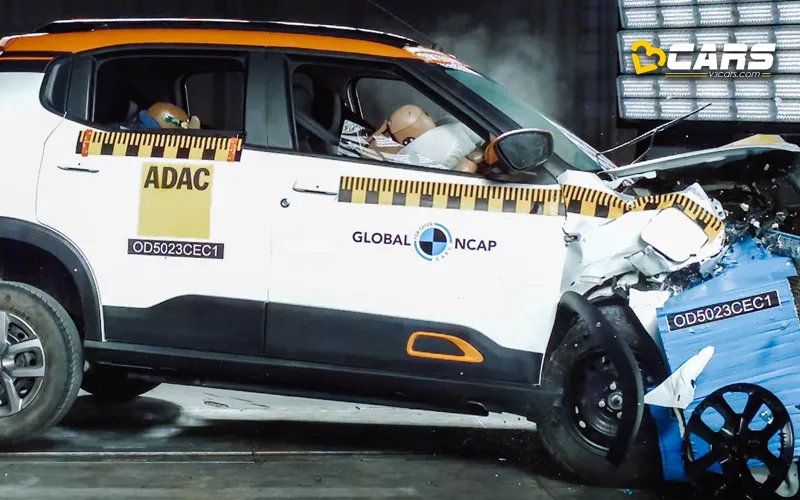 Citroen ec3 scores zero star global ncap safety rating