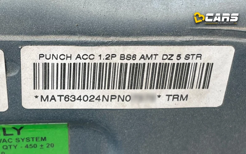 How to decode tata vin number and find manufacturing date