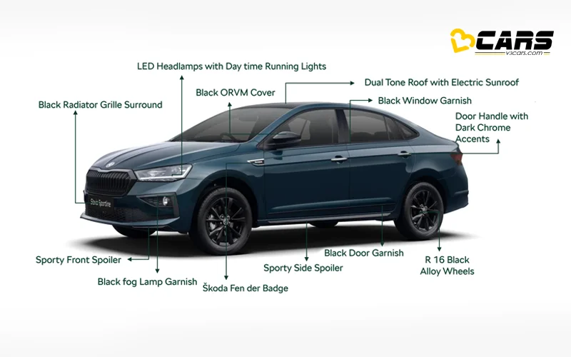 2024 skoda slavia and kushaq sportline launched