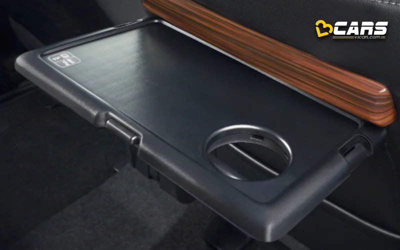 2026 Toyota Innova Crysta Foldable Seatback Tables With Cup Holders