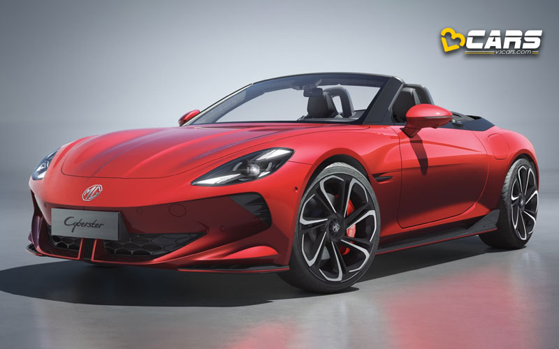 Mg cyberstar electric sportscar teased to debut in january 2025