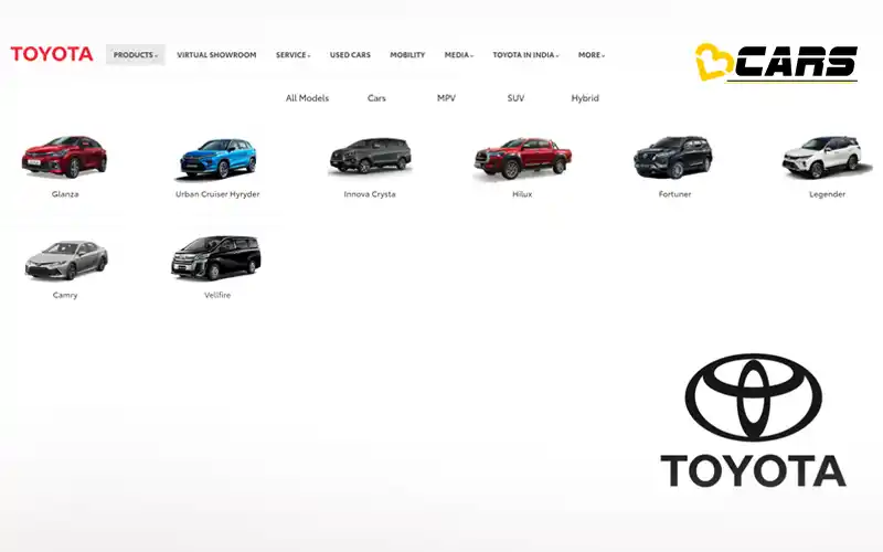 Toyota urban cruiser removed from india website