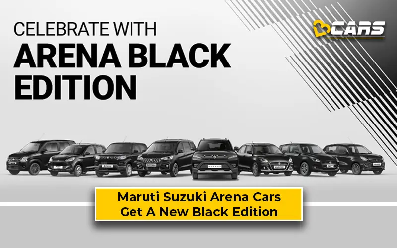 Maruti Suzuki Arena Cars Launched In New Black Edition