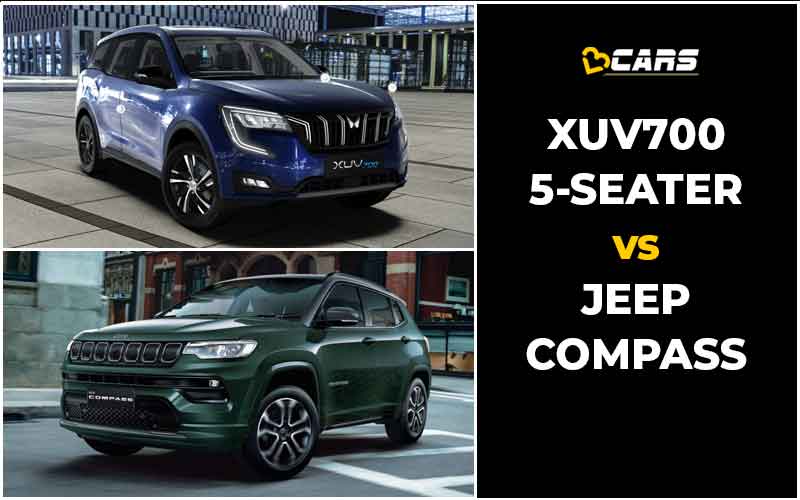 Mahindra XUV700 5S Vs Jeep Compass