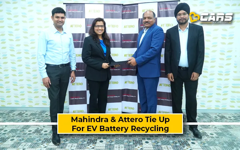 Mahindra Partnered With Attero For EV Battery Recycling