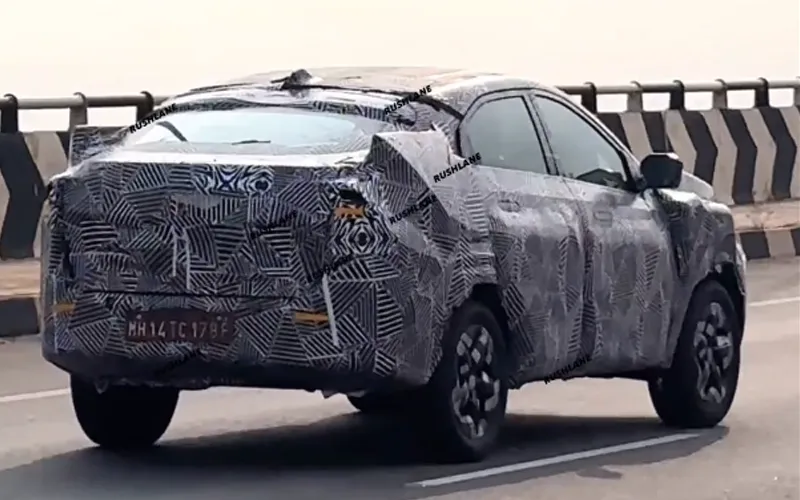 Tata curvv spotted in near production form