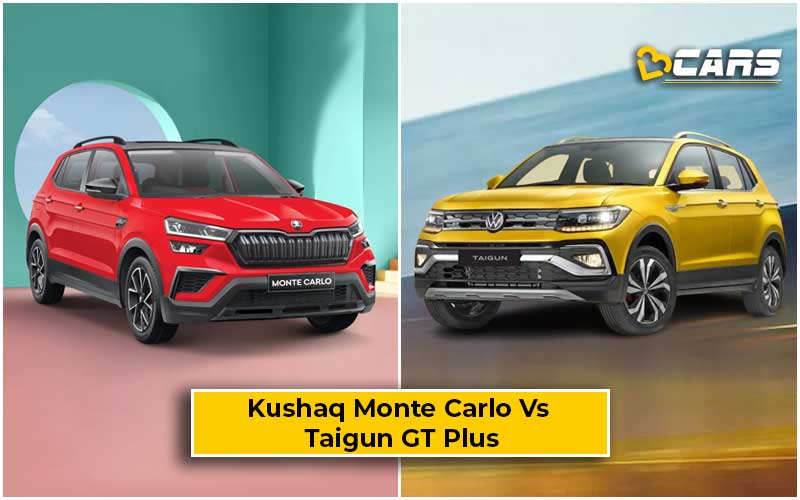 Skoda Kushaq Monte Carlo Vs Volkswagen Taigun GT Plus