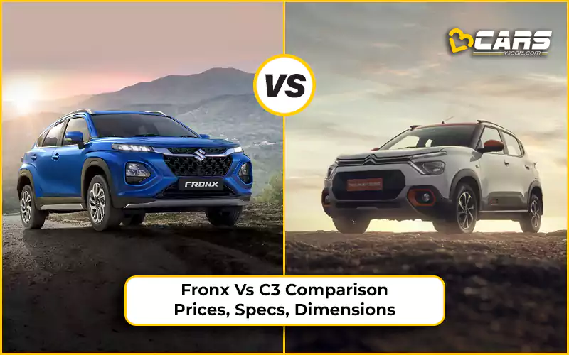 Maruti Fronx vs Citroen C3