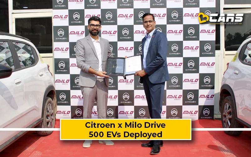 Citroen India Partner With Milo Drive To Deploy 500 EVs