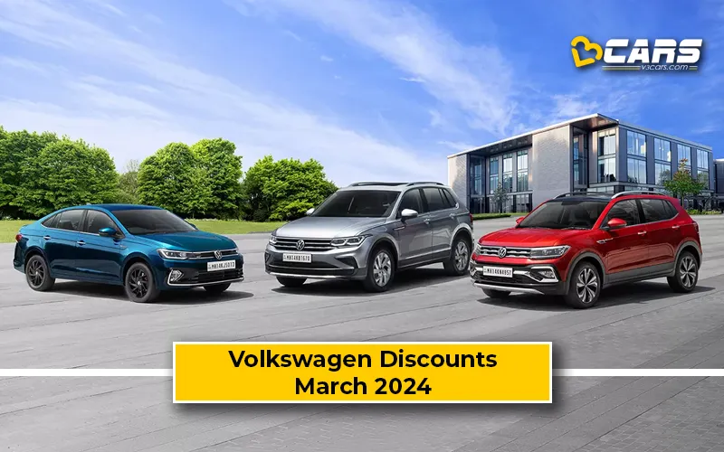 March 2024 — Volkswagen Virtus, Taigun, Tiguan Discount Offers