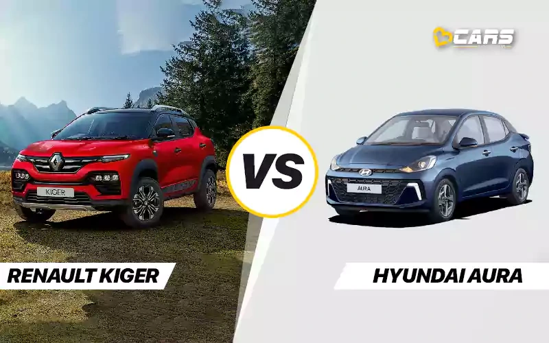 Renault Kiger Vs Hyundai Aura