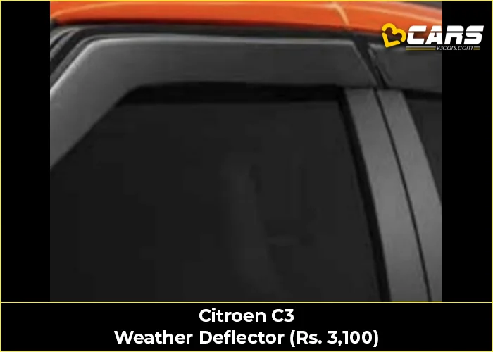 Citroen C3 Weather Deflector (Rs. 3,100)