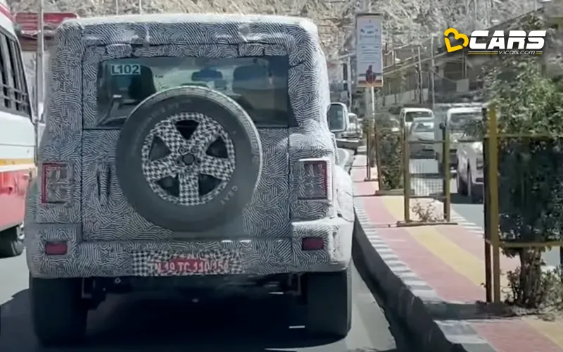 2024 mahindra thar 5 door spied new details emerge