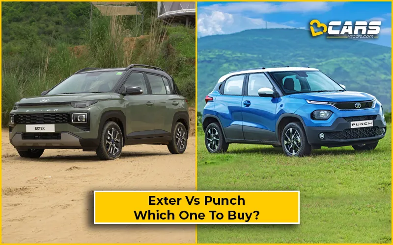 Hyundai Exter vs Tata Punch