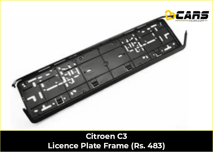 Citroen C3 Licence Plate Frame (Rs. 483)