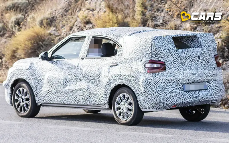 Citroen c3x sedan crossover spotted on test
