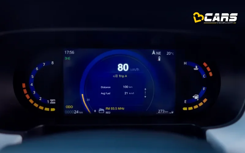 2026 Tata Punch Facelift Instrument Cluster