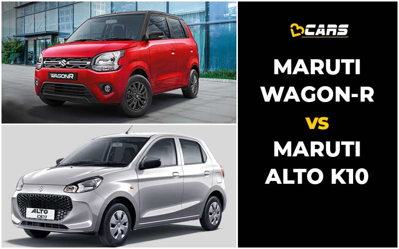 Maruti Suzuki WagonR vs Maruti Suzuki Alto K10