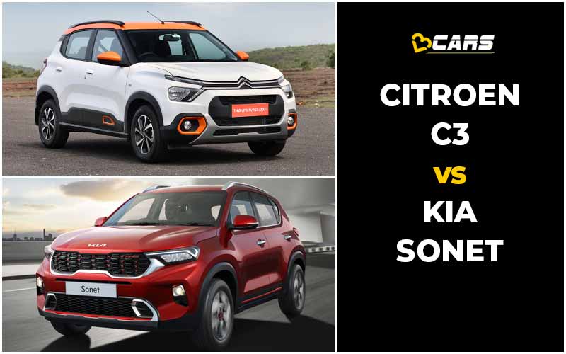 Citroen C3 Vs Kia Sonet