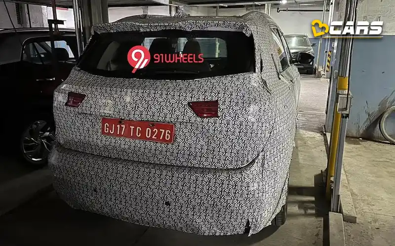 2023 mg hector plus facelift spied in camouflage