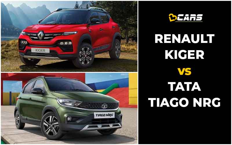 Renault Kiger Vs Tata Tiago NRG