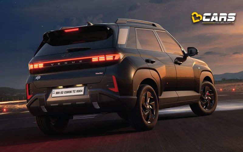 2026 Hyundai Venue Knight Edition Rear Exterior Design