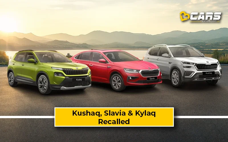 Skoda Announce Recall For Kushaq, Slavia And Kylaq Over Seatbelt Issue