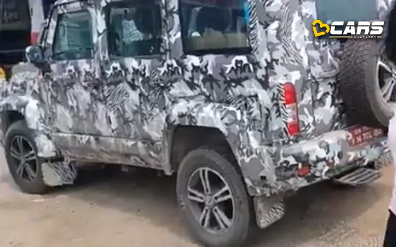 Force gurkha 5 door spied with larger touchscreen