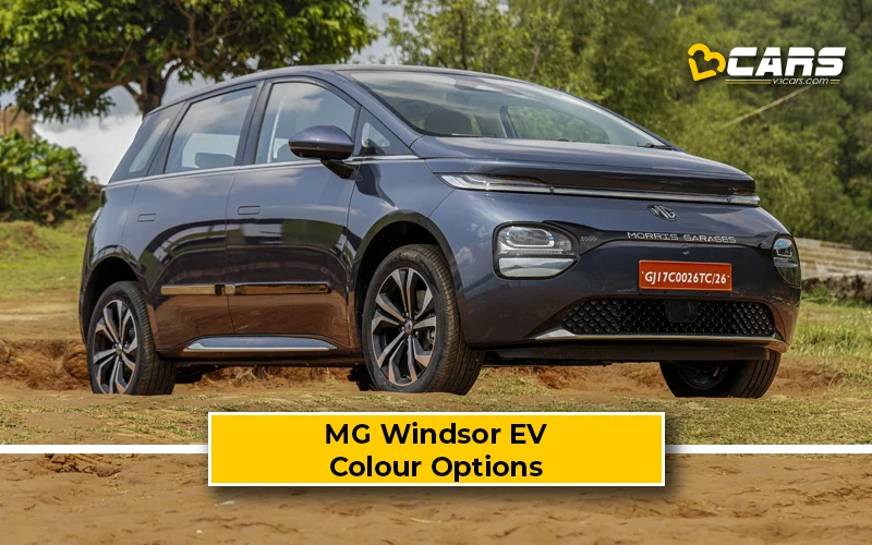 2025 MG Windsor EV — All Exterior Colour Options (Variant-Wise)