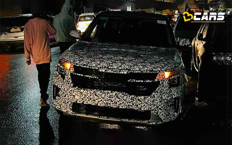 2022 kia seltos spied in india