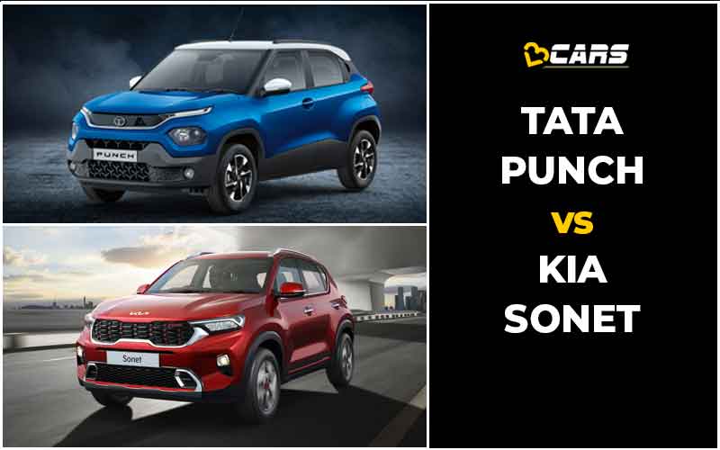 Tata Punch Vs Kia Sonet