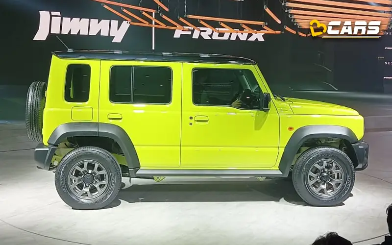 Maruti suzuki jimny 5 door unveiled at autoexpo 2023