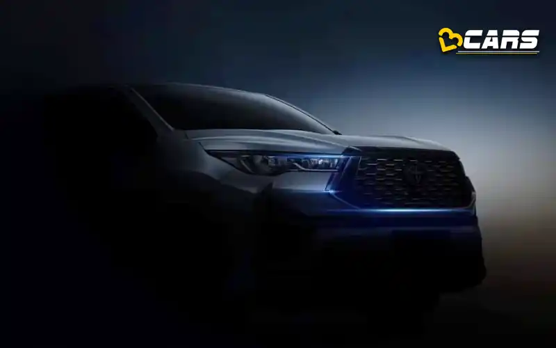 Toyota innova hycross teased on india website