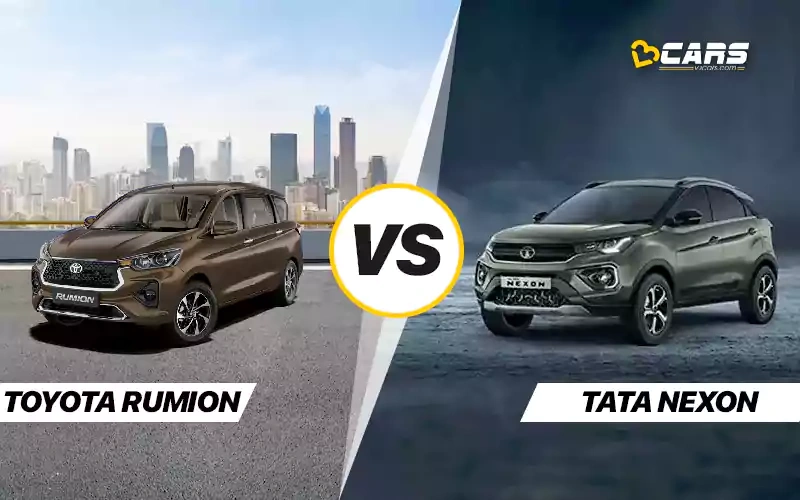 Toyota Rumion Vs Tata Nexon Price, Engine Specs & Dimensions Comparison
