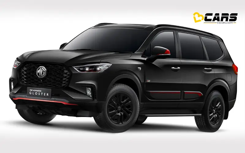 Mg gloster black storm launched at rs 40 30 lakh