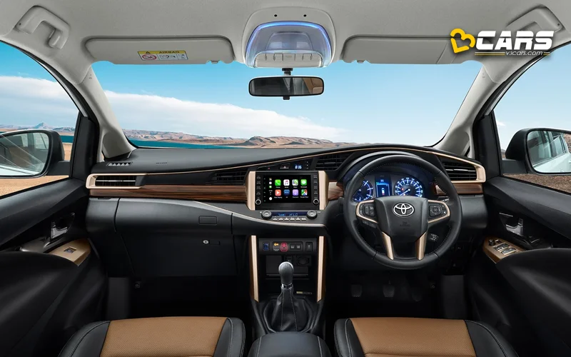 2026 Toyota Innova Crysta New Copper-Coloured Dashboard Accents