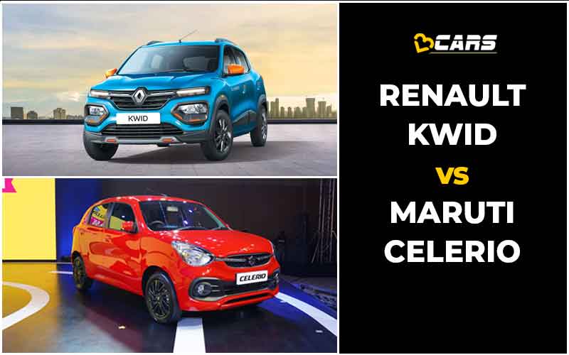 Renault Kwid vs Maruti Suzuki Celerio