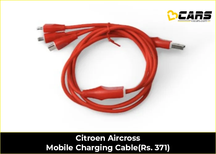 Citroen Aircross Mobile Charging Cable(Rs. 371)