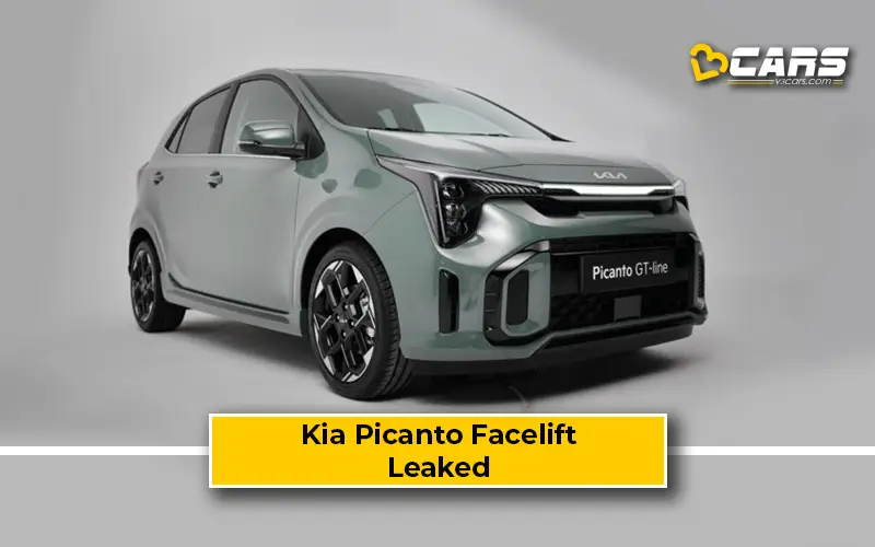 2023 Kia Picanto Facelift Leaked Before Global Debut