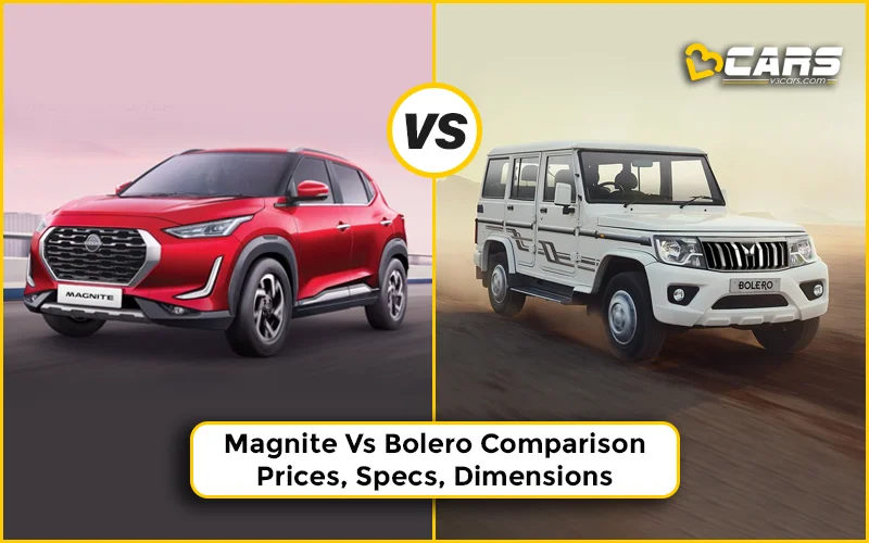 Nissan Magnite Vs Mahindra Bolero