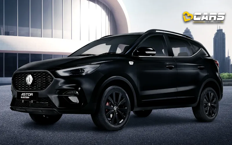 Mg astor black storm launched at rs 14 48 lakh