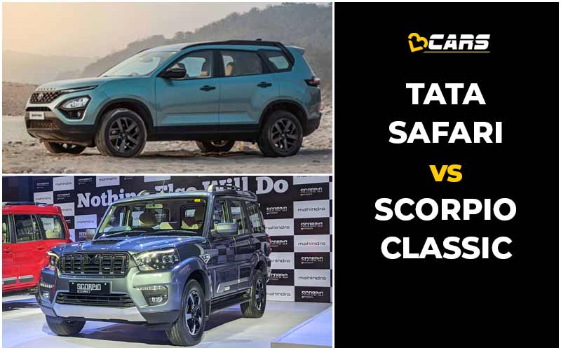 Tata Safari Vs Mahindra Scorpio Classic