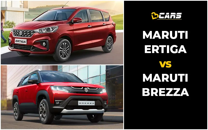 Maruti Suzuki Ertiga vs Maruti Suzuki Brezza