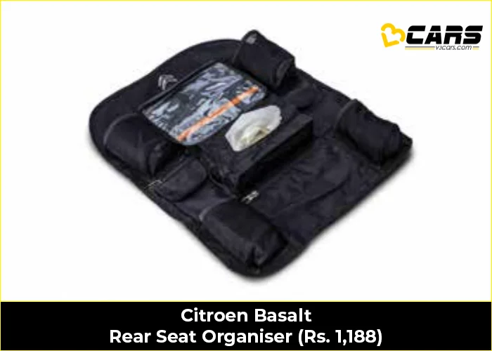 Citroen Basalt Rear Seat Organiser (Rs. 1,188)