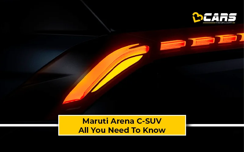 Maruti Arena C-SUV To Launch On September 3: What We Know So Far