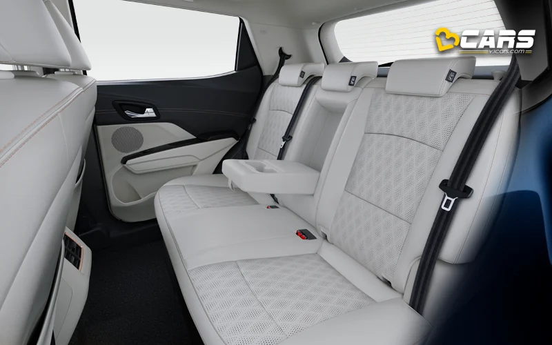 2026 Mahindra XUV 3XO EV Rear Seat Design