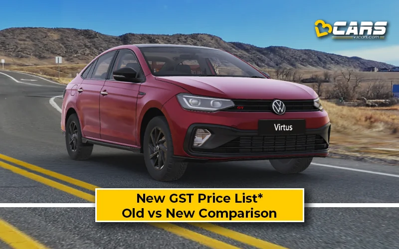 Volkswagen Virtus — New GST Rate List & Old vs New Comparison (Tentative Prices; Sep 22)