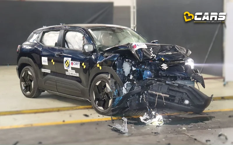Maruti Suzuki e Vitara Front Impact Crash Test