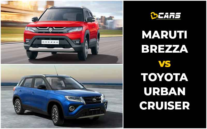 Maruti Arena Brezza Vs Toyota Urban Cruiser